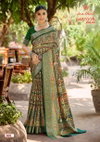 Dastoor Vol 6 By Kashvi Viscose Bright Moss Foil Ladies Saree Wholesale Market In Surat
